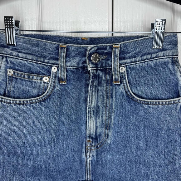 Helmut Lang Femme Utility Denim Mini Skirt - Picture 4 of 8